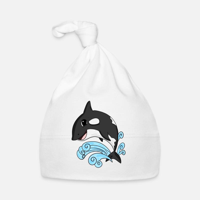 Orque - Bonnet bio Bébé - blanc