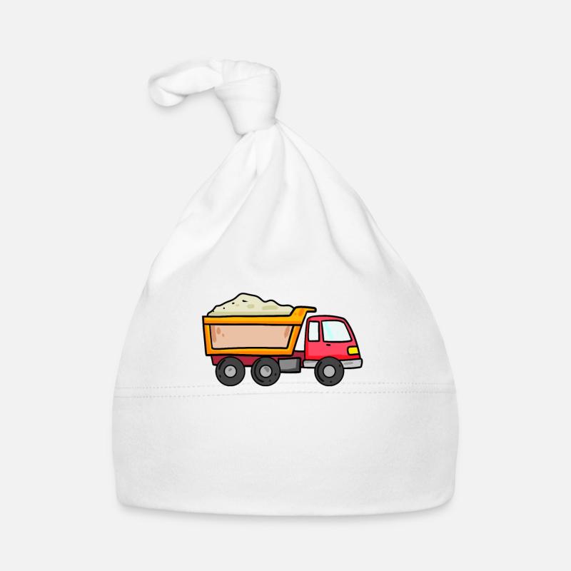 Construction trailer Vehicle Construction site Construction site vehicle Organic Baby Cap