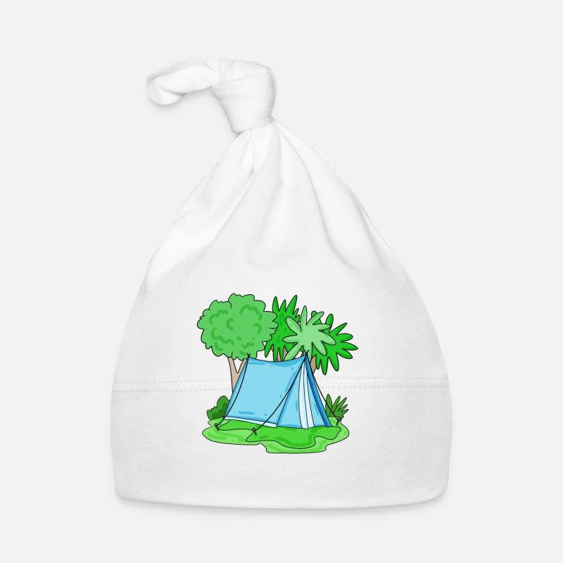 Tente bleu clair Bonnet bio Bébé