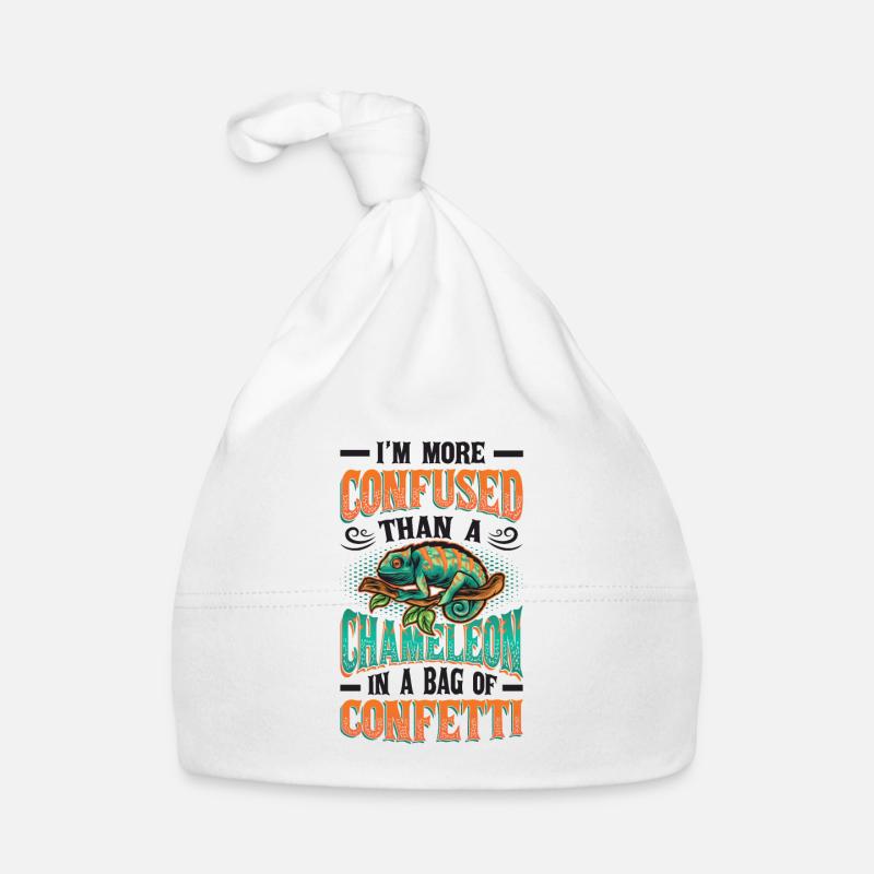Verwirrter Als Ein Chamäleon Baby Bio-Mütze