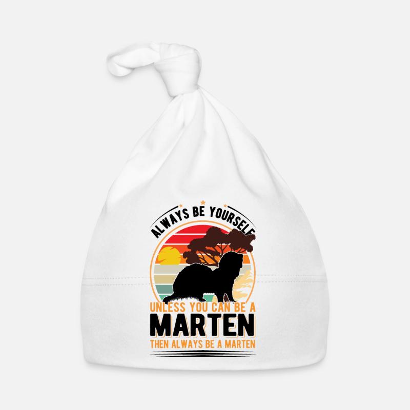 Always be yourself Marten Tree Marten Marten Marten Organic Baby Cap