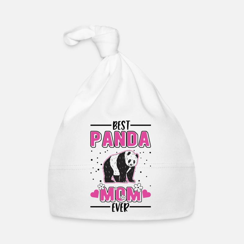 Meilleure maman panda de tous les temps Panda Mama Bonnet bio Bébé