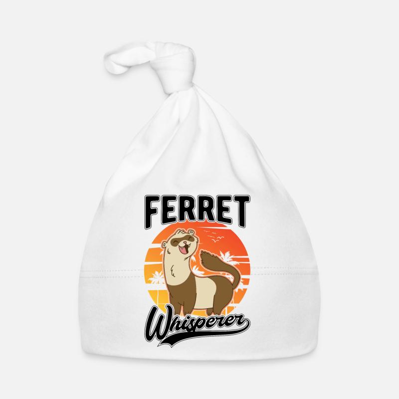 Frettchen Flüsterer Ferret Whisperer Baby Bio-Mütze