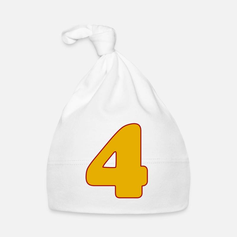 4 - Bonnet bio Bébé - blanc