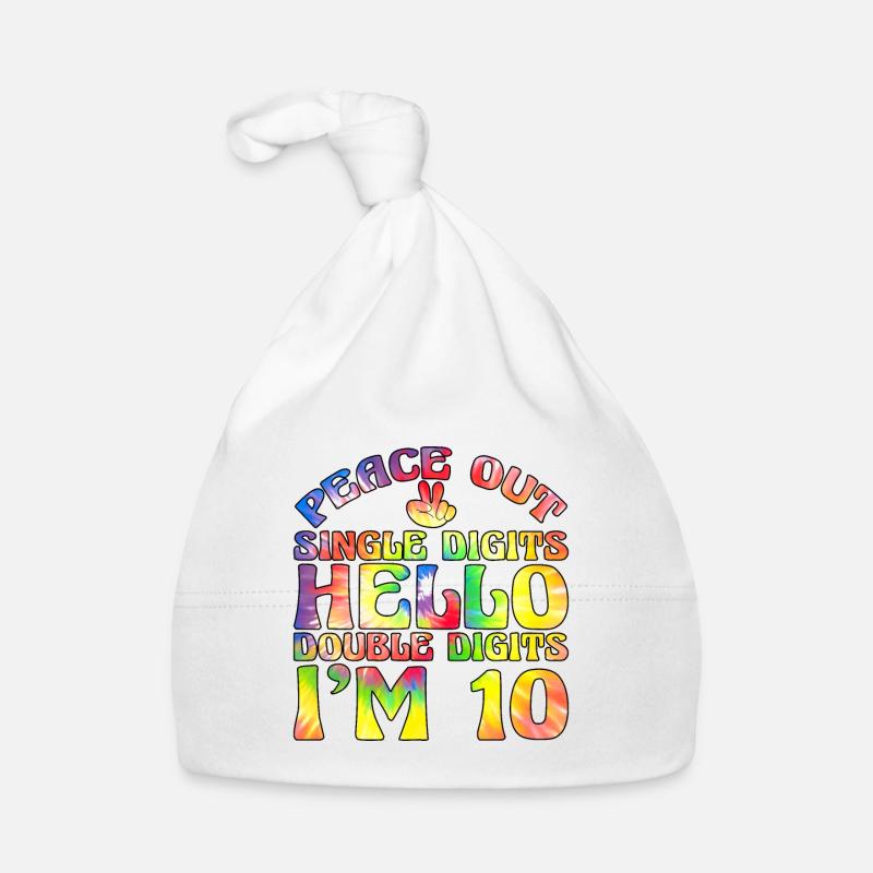 Buy Single Digits Hello Double Digits I'm 10 Baby Bio-Mütze
