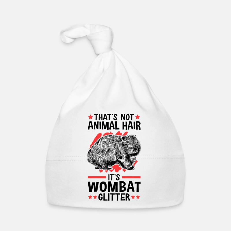 Das ist Wombat Glitzer australisches Beuteltier Baby Bio-Mütze