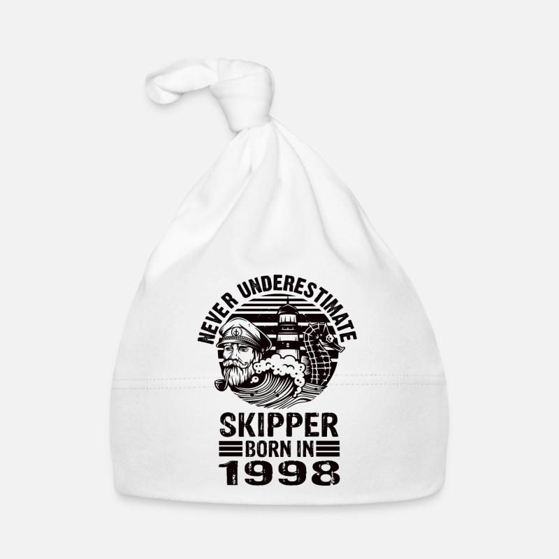 Never Underestimate Skipper né en 1998 Bonnet bio Bébé