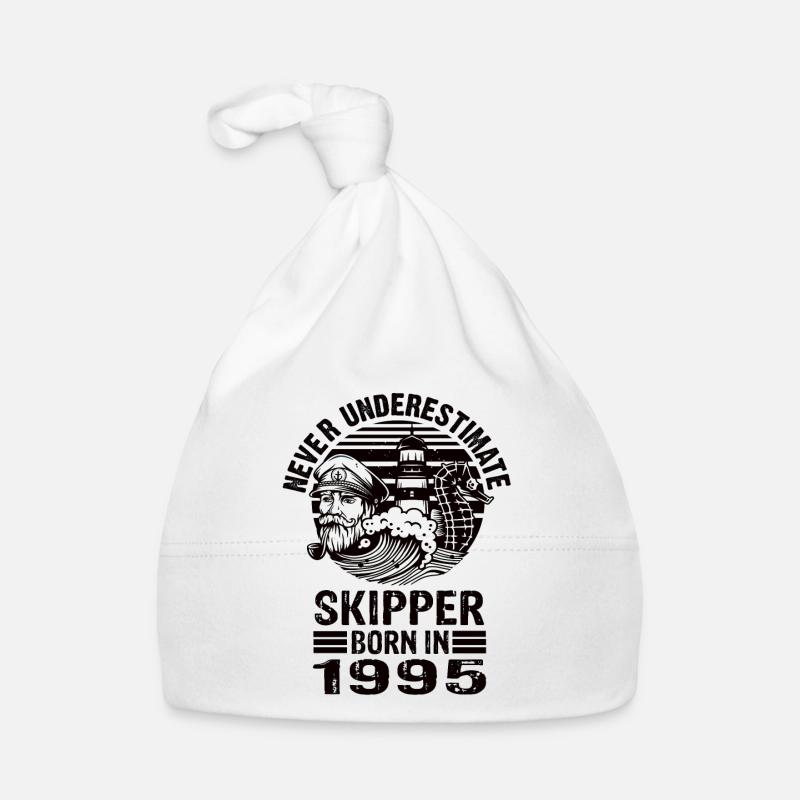 Never Underestimate Skipper né en 1995 Bonnet bio Bébé