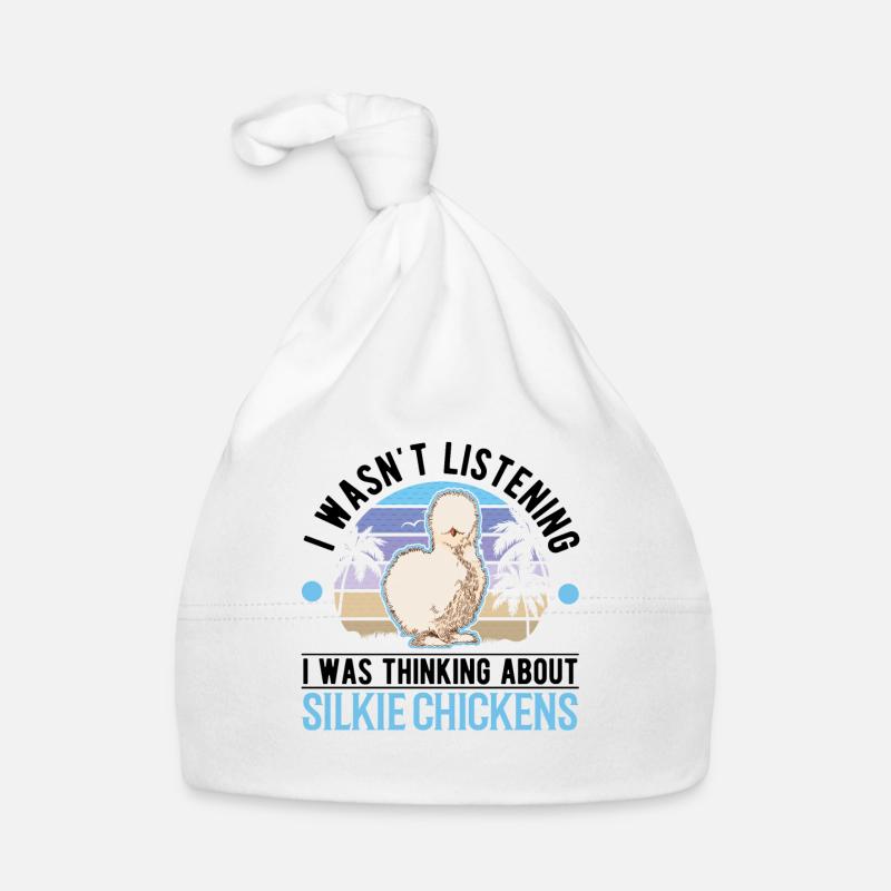 Silk Chicken Gift Silkie Chicken Organic Baby Cap