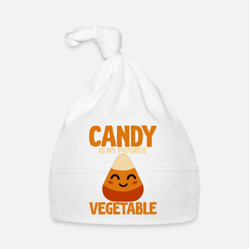 Candy Is My Favorite Vegetable Organic Baby Cap