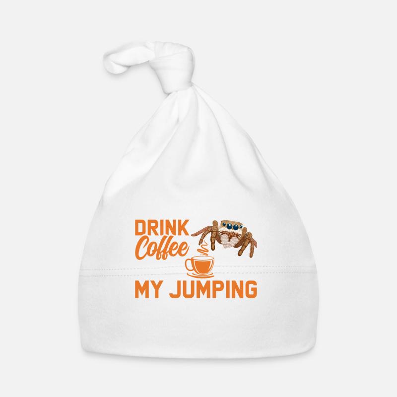 Coffeeholic Exotic Pet Collection Jumping Spins Organic Baby Cap