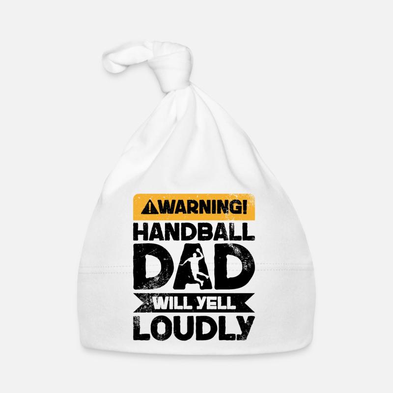 Warnung Wird Schreien - Handball Dad Baby Bio-Mütze