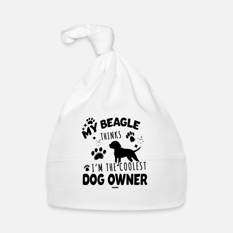 Beagle cool dog owners Organic Baby Cap