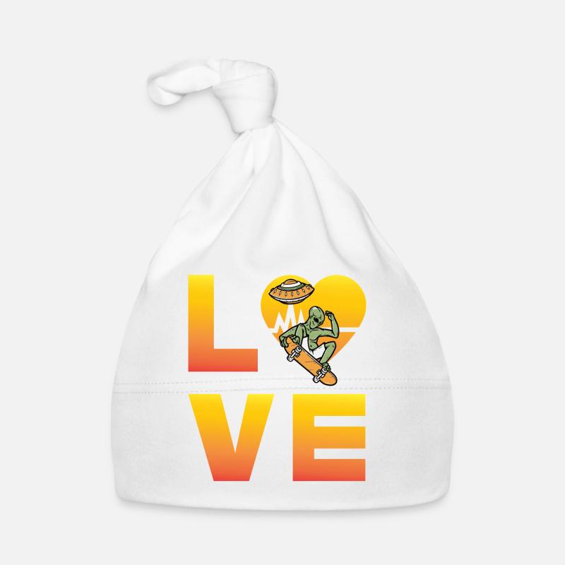 Alien Love Organic Baby Cap