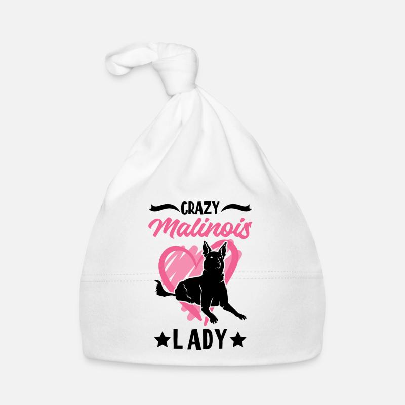 Folle Dame Malinois Mechelse Herder Bonnet bio Bébé