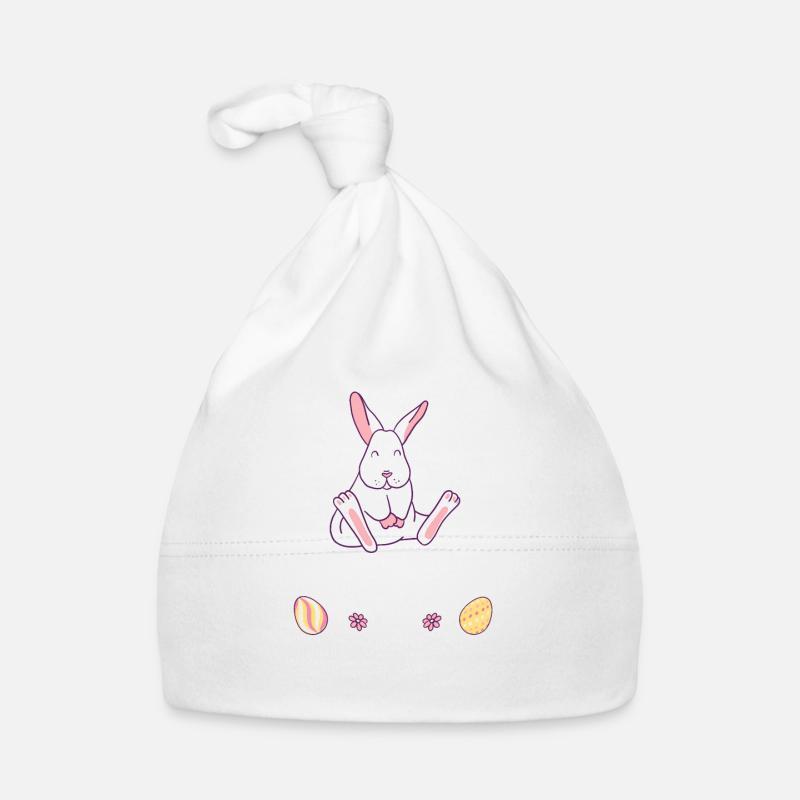 Ostern Hase Osterhase Geschenk Baby Bio-Mütze