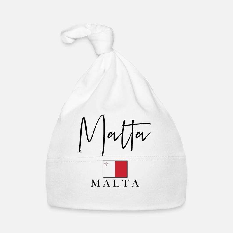 Grèce Flag Holidays - Île de Malte Bonnet bio Bébé