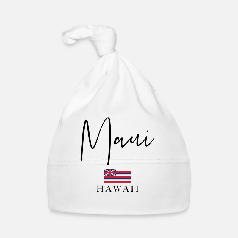 Greece Flag Vacation - Maui Island Organic Baby Cap