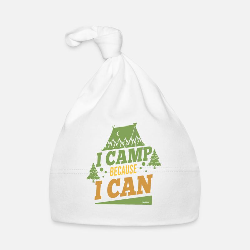 Je campe parce que je peux camper Bonnet bio Bébé