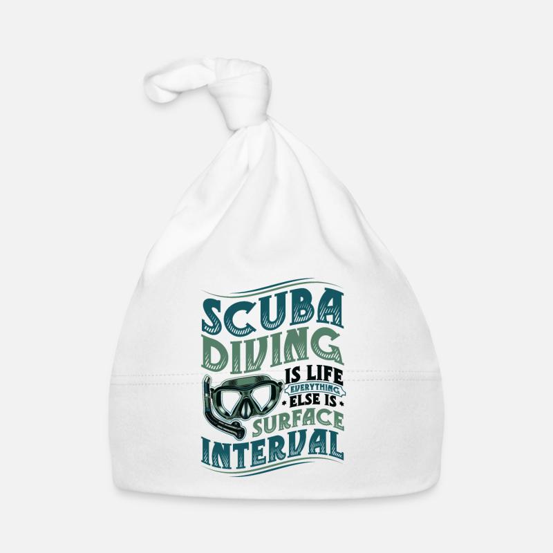Diving Life Divers Organic Baby Cap