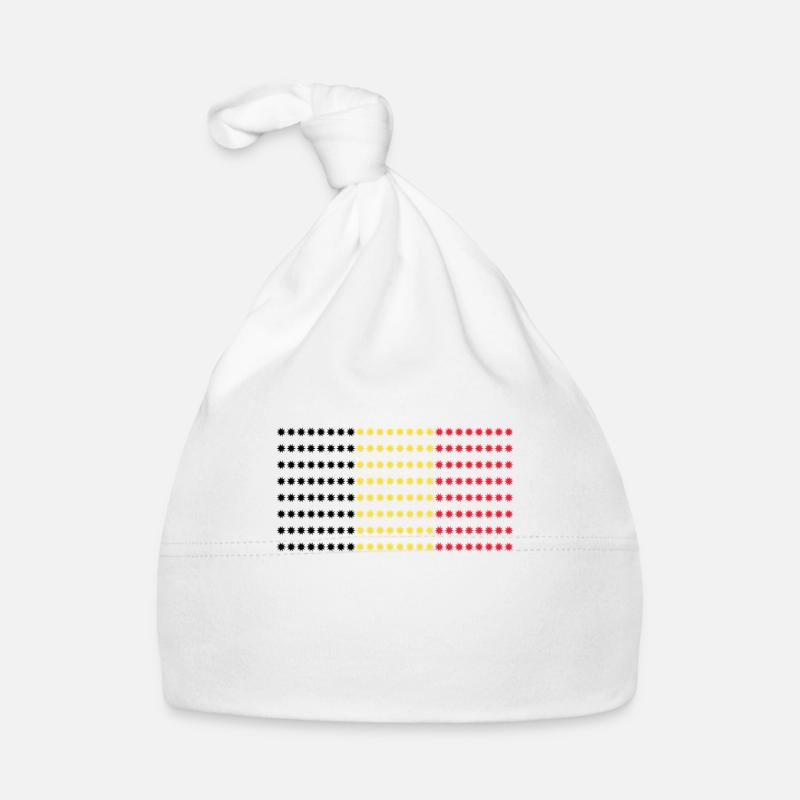 Drapeau de la Belgique Bonnet bio Bébé