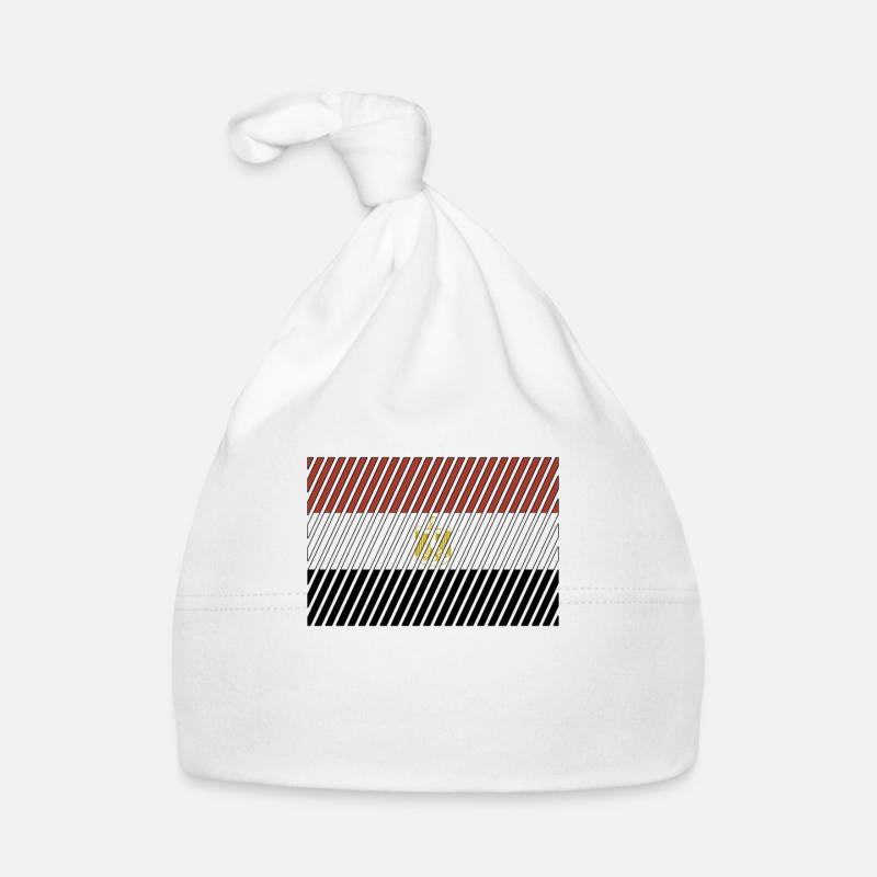 Drapeau de l’Égypte Bonnet bio Bébé