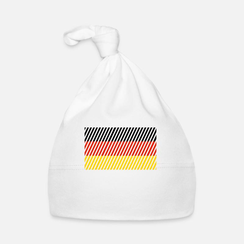 Deutschland Flagge Baby Bio-Mütze
