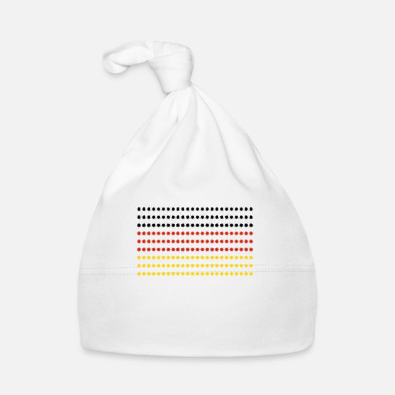 Germany Flag Organic Baby Cap
