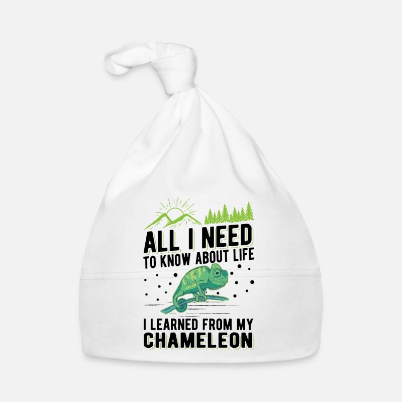 Chamäleon Geschenk Chameleon Baby Bio-Mütze