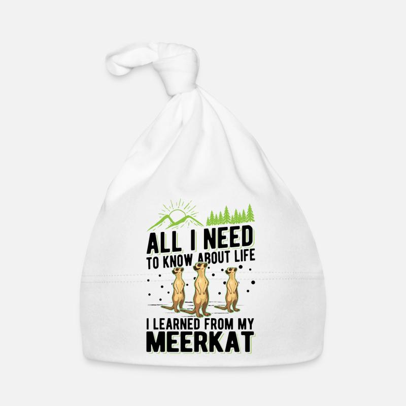 Erdmännchen Meerkat Baby Bio-Mütze