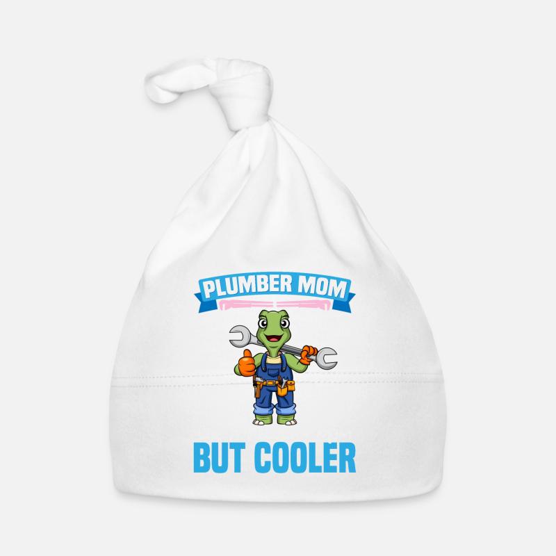 Maman plombière comme une maman régulière mais plus cool Bonnet bio Bébé