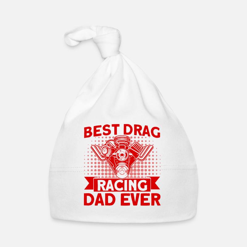 Drag Racing Car Racing Cadeau de course de voitures Bonnet bio Bébé