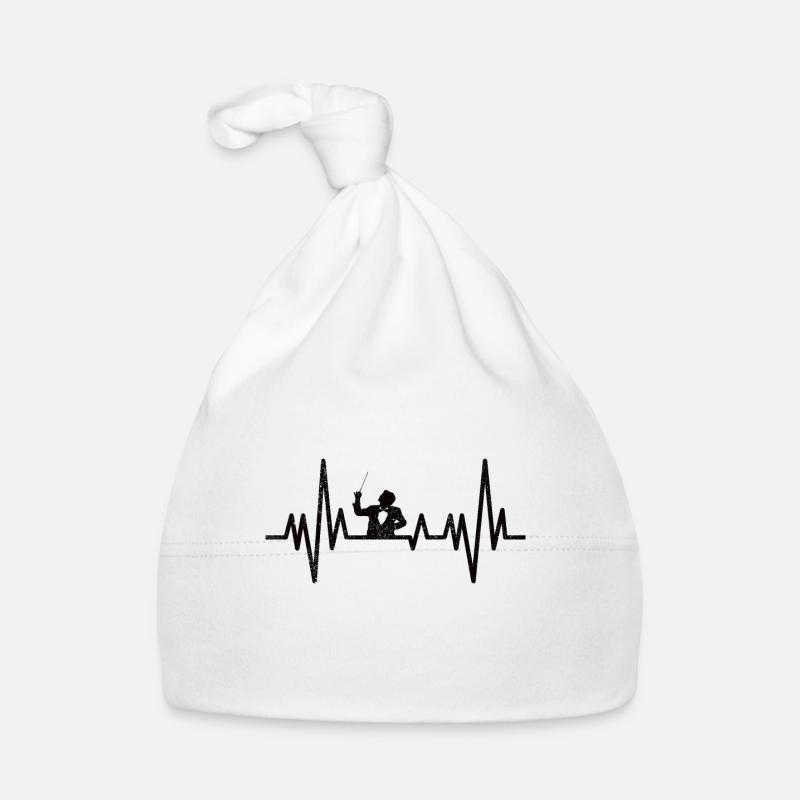 Dirigenten Geschenk Dirigent Musik Dirigieren - Baby Bio-Mütze - Weiß