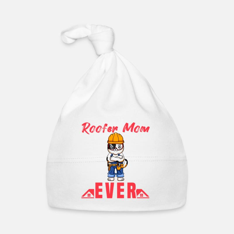 Best Roofer Mom Ever Roofing Crafts Mother Baby Bio-Mütze