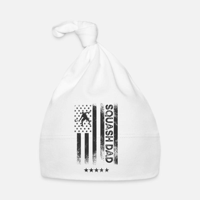 Drapeau américain - Squash Dad Bonnet bio Bébé