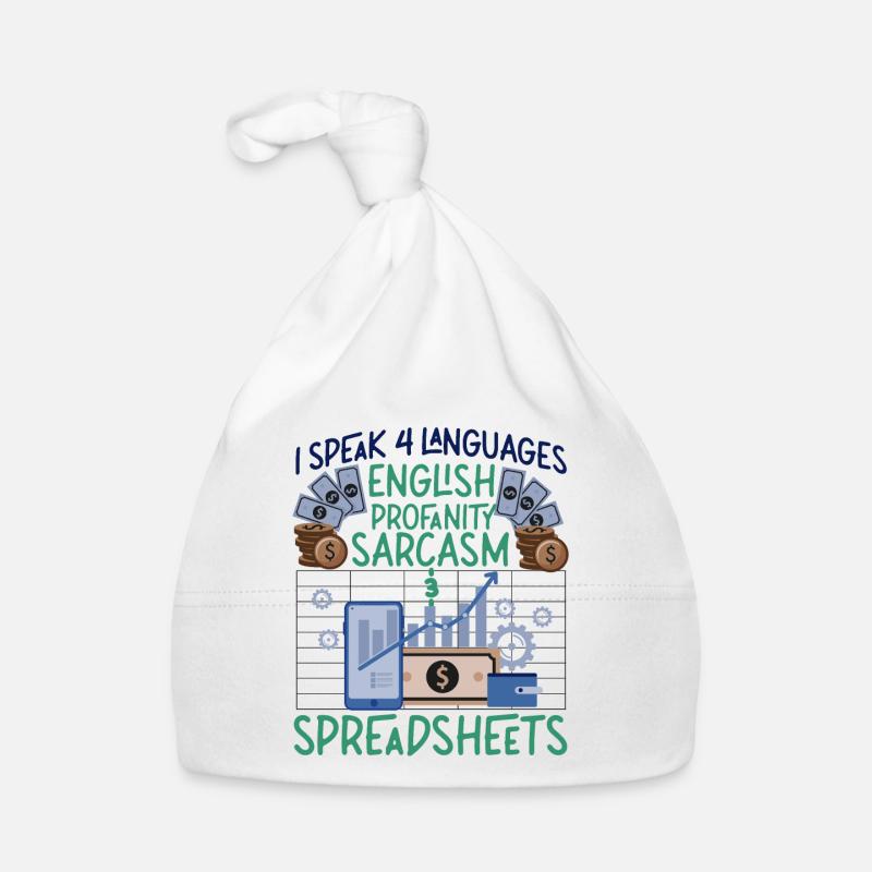 Accountant Bookkeeper Accounting Organic Baby Cap