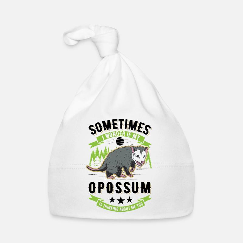 Opossum Possum Beutelratte Organic Baby Cap