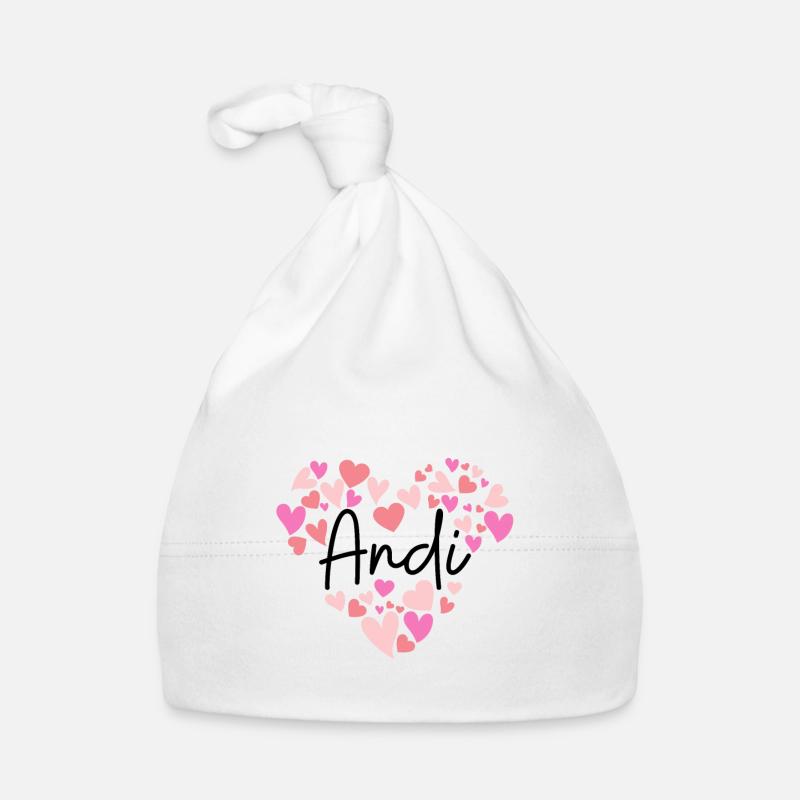 J’aime Andi - des cœurs pour Andi Bonnet bio Bébé