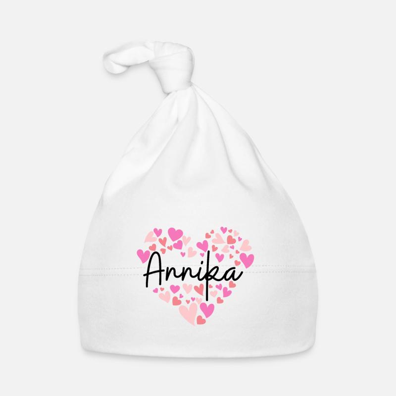 J’aime Annika - des cœurs pour Annika Bonnet bio Bébé