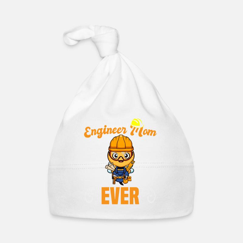 Best Engineer Mom Ever Construction Worker Mommy Baby Bio-Mütze