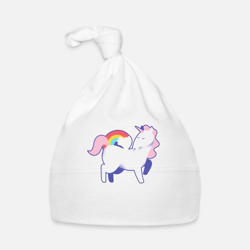 I'd Rather Be With My Unicorn Today Baby Bio-Mütze