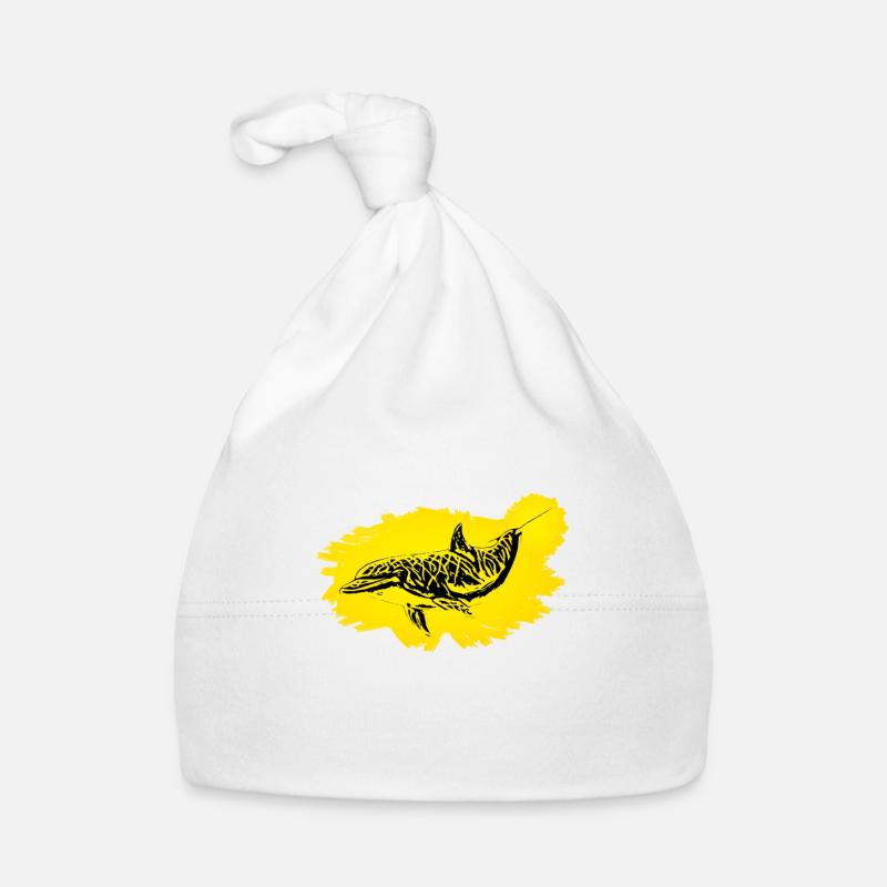 Delfin Baby Bio-Mütze
