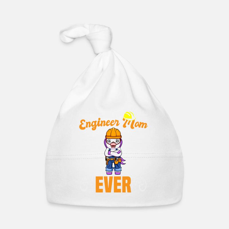 Best Engineer Mom Ever Construction Worker Mommy Baby Bio-Mütze