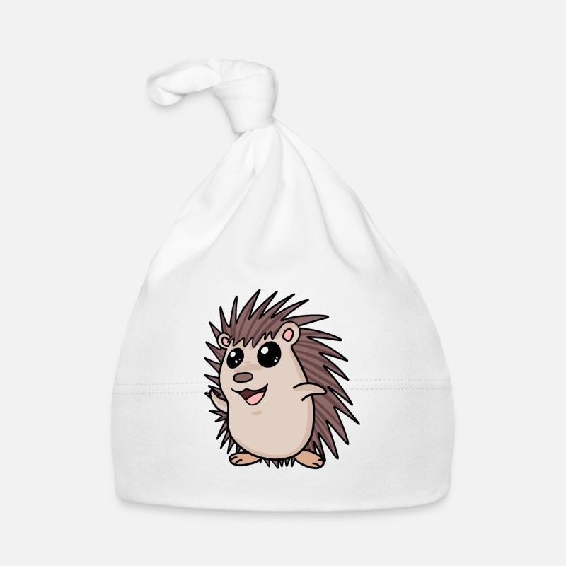 Motif hérisson Bonnet bio Bébé