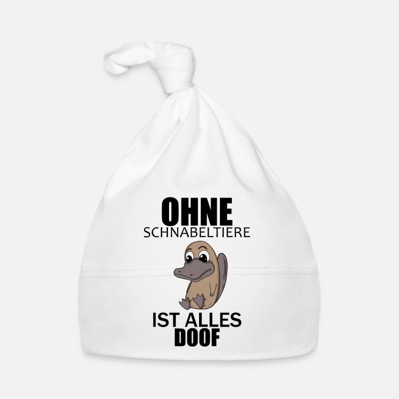 Schnabeltier Baby Bio-Mütze
