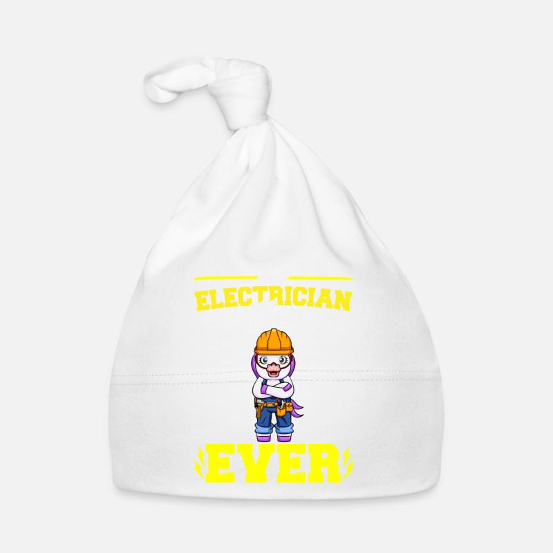 Best Electrician Mom Ever Electronic Technician Organic Baby Cap