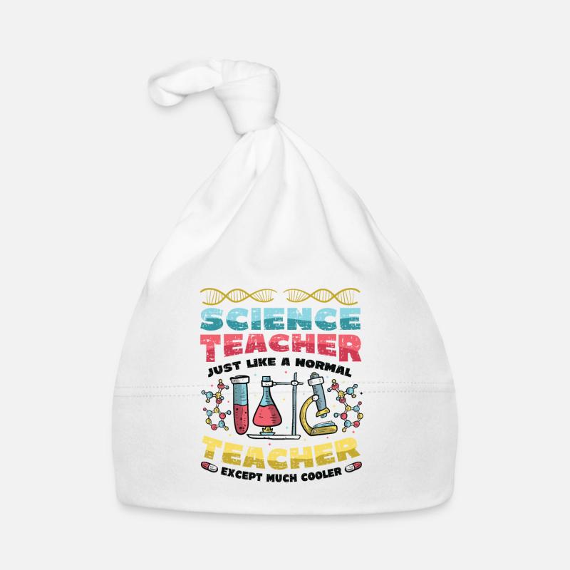 Prof de sciences, beaucoup plus cool. Bonnet bio Bébé