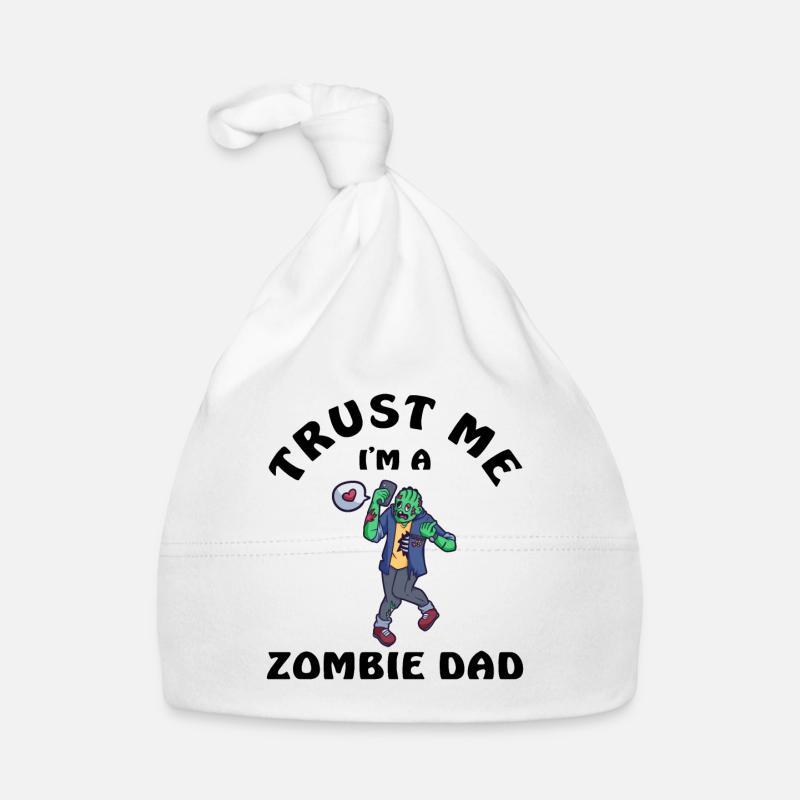 Trust Me I Am A Zombie Dad Baby Bio-Mütze
