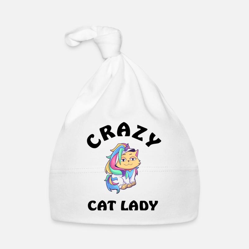 Crazy Cat Lady Organic Baby Cap