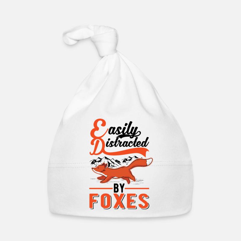 Easily distracted by Foxes Fuchs Organic Baby Cap
